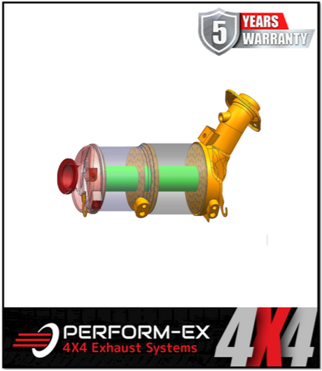 DPF DELETE DUMMY VERSION FITS TOYOTA FORTUNER GUN156R 2.8L 4CYL 2015-ON (DPF153PO)