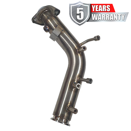 3" DPF DELETE PIPE 304 STAINLESS STEEL FITS TOYOTA HILUX GUN126R GUN136R 2.8L 2015-ON