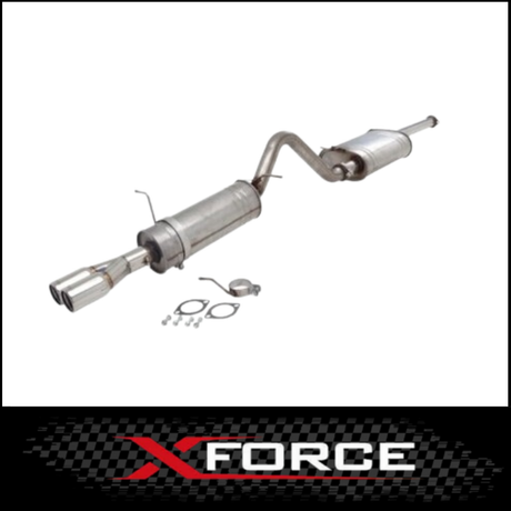 FORD FALCON BA BF XR6 NON TURBO UTE XFORCE 2 1/2" 409 STAINLESS STEEL CAT BACK EXHAUST SYSTEM