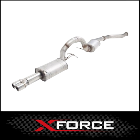 FORD FALCON FG XR6 TURBO SEDAN XFORCE STAINLESS STEEL 4" DUMP 3 1/2" CAT CONVERTER 3 1/2" CATBACK EXHAUST SYSTEM