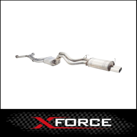 FORD FALCON FG XR8 SEDAN XFORCE TWIN 2 1/2" 409 STAINLESS STEEL CAT BACK EXHAUST SYSTEM