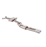 XFORCE TWIN 2.5" CATBACK 409 STAINLESS STEEL EXHAUST SYSTEM WITH HOTDOG REAR FITS HOLDEN COMMODORE VT VX VY VZ V8 SEDAN