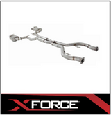 XFORCE TWIN 2.5" 409 STAINLESS STEEL CATBACK EXHAUST SYSTEM FITS HOLDEN COMMODORE VE/VF SEDAN/WAGON SS/SV6 (E4-VF72SED-CBS)