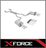 XFORCE TWIN 2.5" 409 STAINLESS STEEL CATBACK EXHAUST SYSTEM FITS HOLDEN COMMODORE VE/VF SEDAN/WAGON SS/SV6 (E4-VF72SED-CBS)