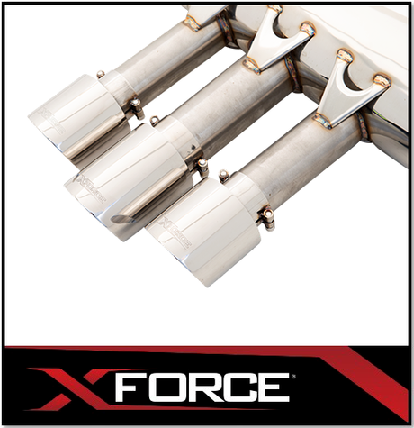 XFORCE 3" STAINLESS STEEL VAREX CATBACK EXHAUST SYSTEM FITS HONDA CIVIC FK8 TYPE R 9/2017-2021 (ESHCR17VKCS)