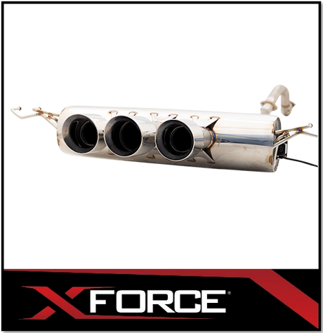 XFORCE 3" STAINLESS STEEL VAREX CATBACK EXHAUST SYSTEM FITS HONDA CIVIC FK8 TYPE R 9/2017-2021 (ESHCR17VKCS)