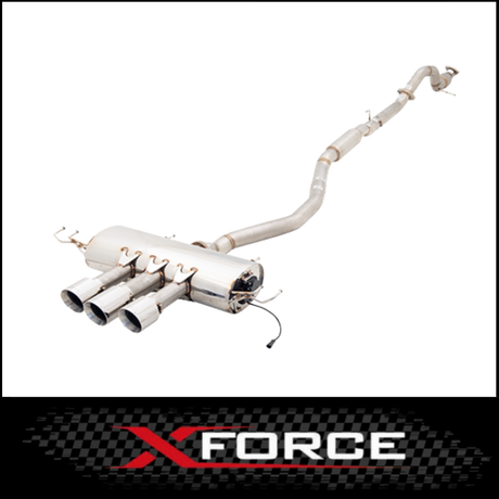 XFORCE 3" STAINLESS STEEL VAREX CATBACK EXHAUST SYSTEM FITS HONDA CIVIC FK8 TYPE R 9/2017-2021 (ESHCR17VKCS)
