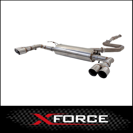 XFORCE 3" 304 STAINLESS STEEL CATBACK VAREX EXHAUST SYSTEM FITS KIA CERATO GT BD 1.6L TURBO 1/2018-12/2022 (ESKC19VKCS)