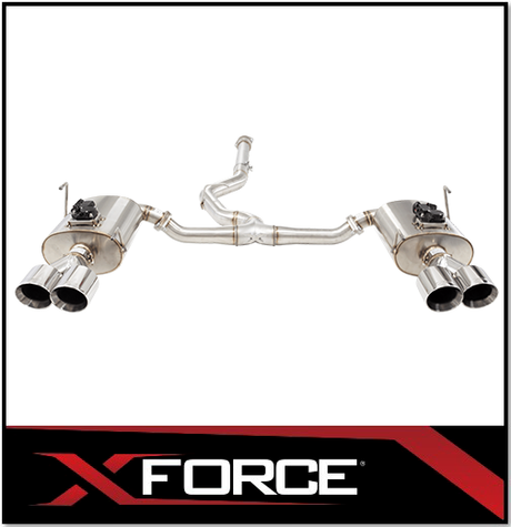 XFORCE 3" STAINLESS STEEL VAREX CATBACK EXHAUST SYSTEM FITS SUBARU WRX VB SEDAN 3/2022-ON (ESSW29VKCS)