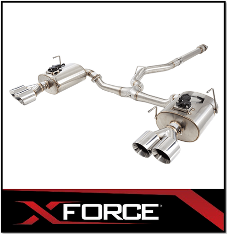 XFORCE 3" STAINLESS STEEL VAREX CATBACK EXHAUST SYSTEM FITS SUBARU WRX VB SEDAN 3/2022-ON (ESSW29VKCS)