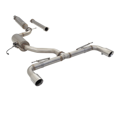 XFORCE CAT BACK EXHAUST SYSTEM WITH VAREX FITS VOLKSWAGEN GOLF TSI 1.4L MK7 MK7.5 MK8 4/2013-ON (ESVW01VKCS)