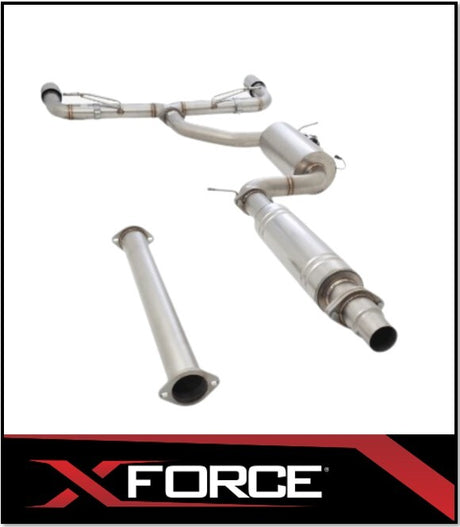 XFORCE 304 STAINLESS STEEL VAREX CAT BACK EXHAUST SYSTEM FITS VOLKSWAGEN GOLF GTi MK7 MK7.5 MK8 2013-ON