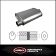 10" X 4" OVAL 14" LONG 2.5" O/C GLASS PACKED REDBACK UNIVERSAL MUFFLER (F727GPC)