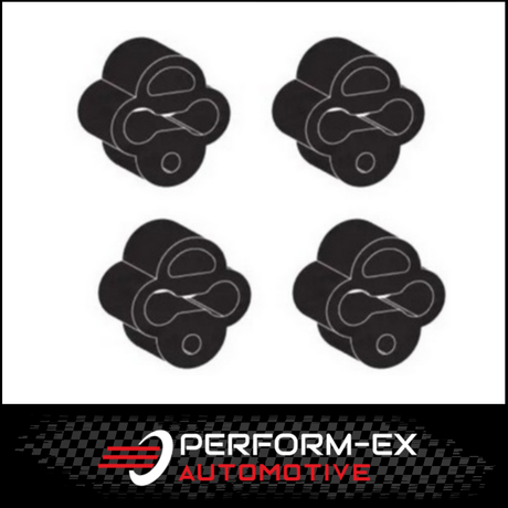 4 X EXHAUST HANGER RUBBER MOUNTS FITS FORD FALCON EA EB ED EF EL AU BA BF FG