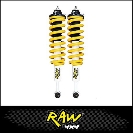 RAW 4X4 NITRO COMPLETE FRONT STRUTS (2" RAISED) TOYOTA FORTUNER GUN156R 2015-ON