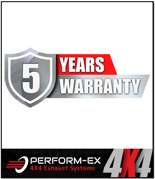 PERFORM-EX 3" STAINLESS STEEL TURBO BACK EXHAUST SYSTEM (DPF DELETE) FITS HOLDEN COLORADO RG 2.8L TD 9/2016-6/2020 - CAT/MUFF