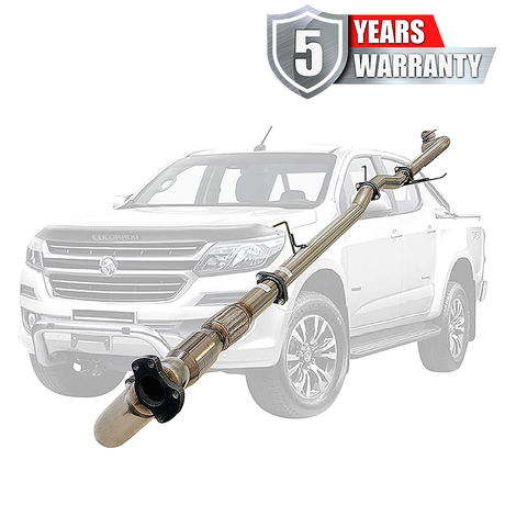 PERFORM-EX 3" STAINLESS STEEL TURBO BACK EXHAUST SYSTEM (DPF DELETE) FITS HOLDEN COLORADO RG 2.8L TD 9/2016-6/2020 - CAT/PIPE