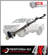PERFORM-EX 3" STAINLESS STEEL TURBO BACK EXHAUST SYSTEM (DPF DELETE) FITS HOLDEN COLORADO RG 2.8L TD 9/2016-6/2020