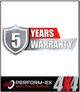 PERFORM-EX 3" STAINLESS STEEL TURBO BACK EXHAUST SYSTEM (DPF DELETE) FITS HOLDEN COLORADO RG 2.8L TD 9/2016-6/2020