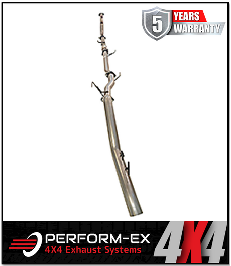 PERFORM-EX 3" STAINLESS STEEL TURBO BACK EXHAUST SYSTEM (DPF DELETE) FITS HOLDEN COLORADO RG 2.8L TD 9/2016-6/2020