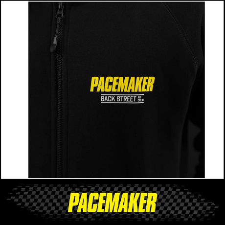 BLACK PACEMAKER HOODIE FEATURING 1977 HOLDEN HX SANDMAN IN ROYAL PLUM