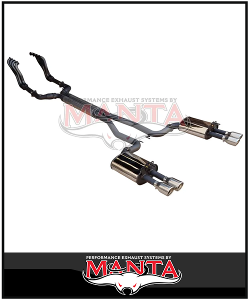 DPE BY MANTA ENGINE BACK STAINLESS STEEL EXHAUST FITS HOLDEN COMMDORE VE VF 6.0L 6.2L V8 SEDAN/WAGON (HOLK128S-134)