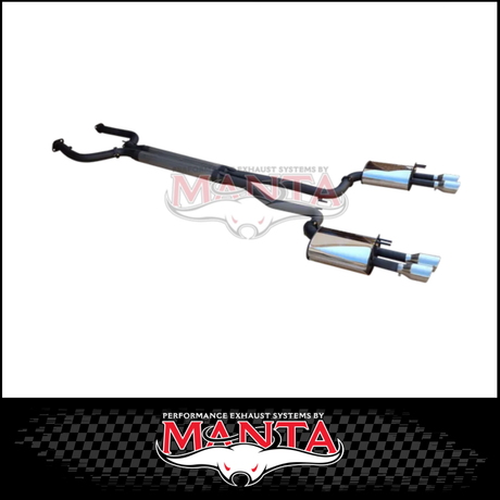 DPE BY MANTA 3" CAT BACK STAINLESS STEEL EXHAUST SYSTEM FITS HOLDEN COMMODORE VE VF 6.0L 6.2L V8 SEDAN/WAGON (HOLK128S3-CB)