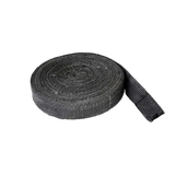 BLACK FIBRE GLASS HEAT TAPE (WRAP) - 2" (51MM) X 3MM X 10MTR ROLL (HT200R-10B3)
