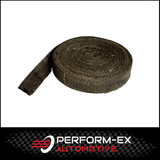 TITANIUM FIBRE GLASS HEAT TAPE (WRAP) - 2" (51MM) X 3MM X 10MTR ROLL (HT200R-10T3)