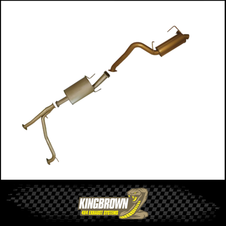 KING BROWN 3" CAT BACK EXHAUST SYSTEM FITS NISSAN PATROL Y62 5.6L V8 2/2013-ON