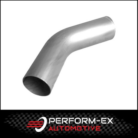 5" 127MM X 45 DEGREE MANDREL BEND MILD STEEL EXHAUST PIPE (MB50045)