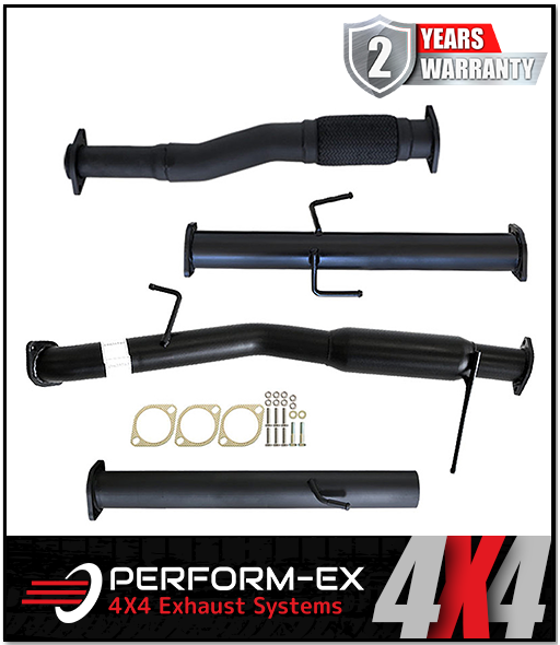 PERFORM-EX 3" DPF BACK WITH HOTDOG EXHAUST SYSTEM FITS MITSUBISHI TRITON MQ MR 2.4L 4N15 4CYL 3/2015-12/2023 (MI252-HO)