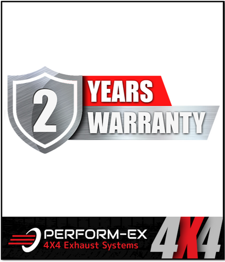 PERFORM-EX 3" DPF BACK PIPE ONLY EXHAUST SYSTEM FITS MITSUBISHI TRITON MQ MR 2.4L 4N15 4CYL 3/2015-12/2023 (MI252-PO)