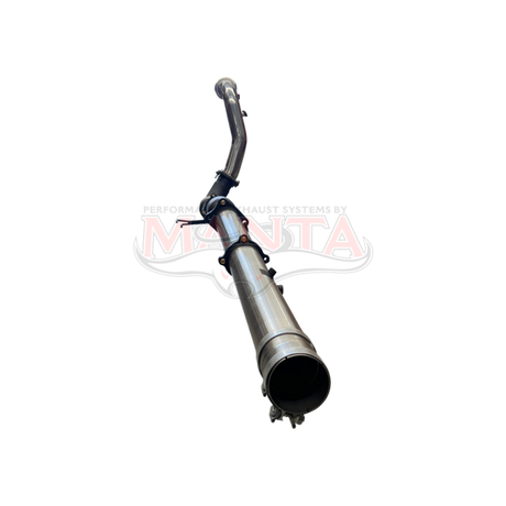 MANTA TURBO BACK 4" EXHAUST SYSTEM SUITS OEM TAILPIPE (DPF DELETE) FITS CHEVROLET SILVERADO 2500 HD LTZ 6.6L TD V8 - NO CAT/M