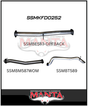 MANTA 3" DPF BACK EXHAUST SYSTEM FITS FORD RANGER PXII PXIII 3.2L 10/2016-2022