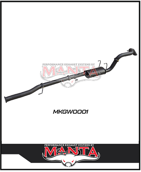 MANTA 3" CAT BACK EXHAUST SYSTEM FITS GWM TANK 300 2.0L 4CYL 2023-ON (MKGW0001)