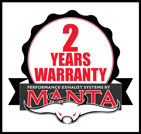 MANTA 3" CAT BACK EXHAUST SYSTEM FITS HOLDEN COMMODORE VL 5.0L V8 SEDAN