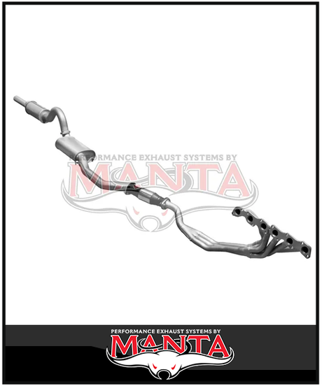 MANTA 3" STAINLESS STEEL ENGINE BACK EXHAUST SYSTEM FITS HOLDEN COMMODORE VL 3.0L 6CYL SEDAN (SSMKHN0026)