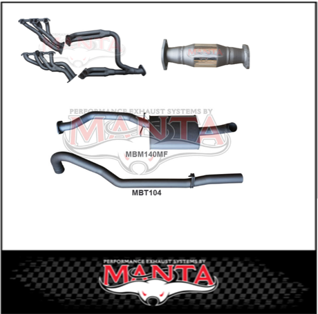 MANTA 2.5" ENGINE BACK EXHAUST SYSTEM FITS HOLDEN COMMODORE VL 5.0L V8 SEDAN (MKHN0032)