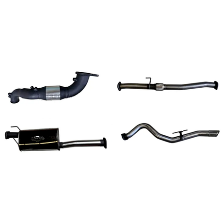 MANTA 3" TURBO BACK EXHAUST SYSTEM (DPF DELETE) FITS ISUZU D-MAX RG 3.0L TD 4CYL 2020-ON