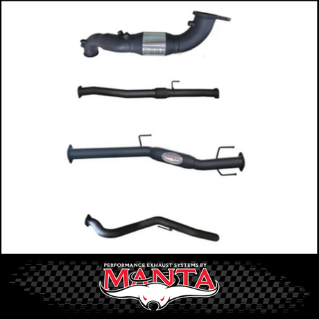 MANTA 3" STAINLESS STEEL TURBO BACK EXHAUST SYSTEM FITS ISUZU D-MAX RG 3.0L TD 4CYL 2020-ON - NO CAT/MUFFLER (SSMKIZ0023)