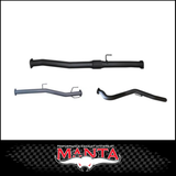 MANTA 3" DPF BACK EXHAUST SYSTEM FITS MAZDA BT-50 RG 3.0L TD 4CYL 2020-ON