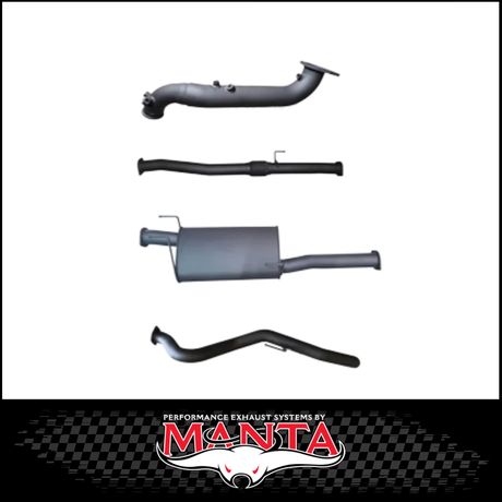 MANTA 3" TURBO BACK EXHAUST SYSTEM (DPF DELETE) FITS MAZDA BT-50 RG 3.0L TD 4CYL 2020-ON - CAT/HOTDOG (MKMA0014)