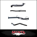 MANTA 3" TURBO BACK EXHAUST SYSTEM (DPF DELETE) FITS MAZDA BT-50 RG 3.0L TD 4CYL 2020-ON - CAT/HOTDOG (MKMA0014)