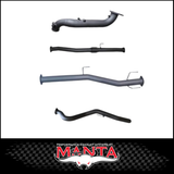 MANTA 3" TURBO BACK EXHAUST SYSTEM (DPF DELETE) FITS MAZDA BT-50 RG 3.0L TD 4CYL 2020-ON - CAT/HOTDOG (MKMA0014)