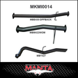MANTA 3" DPF BACK EXHAUST SYSTEM FITS MITSUBISHI TRITON MQ MR 2.4L 4N15 4CYL 3/2015-12/2023