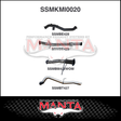 MANTA 3" TURBO BACK EXHAUST SYSTEM (DPF DELETE) FITS MITSUBISHI TRITON MQ MR 2.4L 4N15 4CYL 3/2015-12/2023