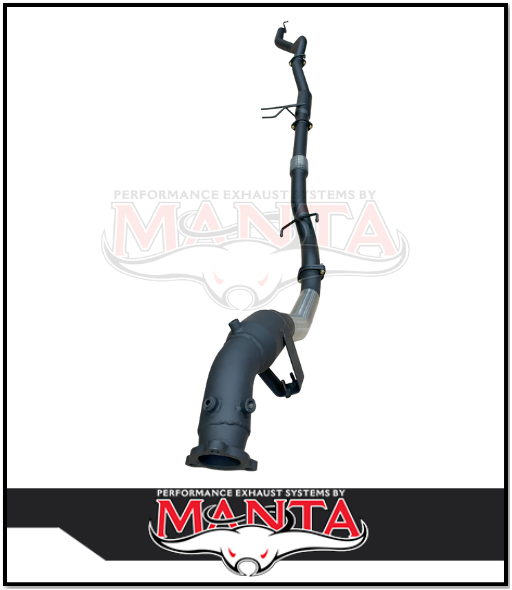MANTA 3" TURBO BACK EXHAUST SYSTEM (DPF DELETE) FITS MITSUBISHI PAJERO SPORT QE QF QG 2.4L 4N15 4CYL 2015-2024 - NO CAT/MUFFL