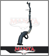 MANTA 3" TURBO BACK EXHAUST SYSTEM (DPF DELETE) FITS MITSUBISHI PAJERO SPORT QE QF QG 2.4L 4N15 4CYL 2015-2024 - CAT/PIPE ONL