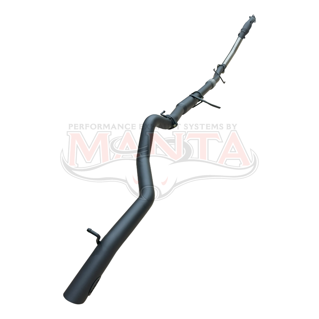MANTA 3" TURBO BACK EXHAUST SYSTEM (DPF DELETE) FITS MITSUBISHI PAJERO SPORT QE QF QG 2.4L 4N15 4CYL 2015-2024 - CAT/HOTDOG (